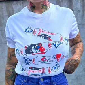 Stay Home Club White Rabbit Tee